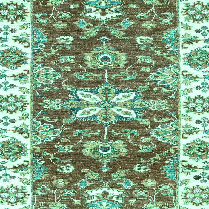 Abstract Turquoise Modern Rug, abs2985turq