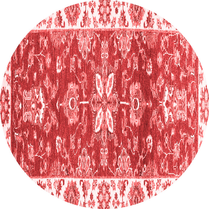 Abstract Red Modern Rug, abs2985red