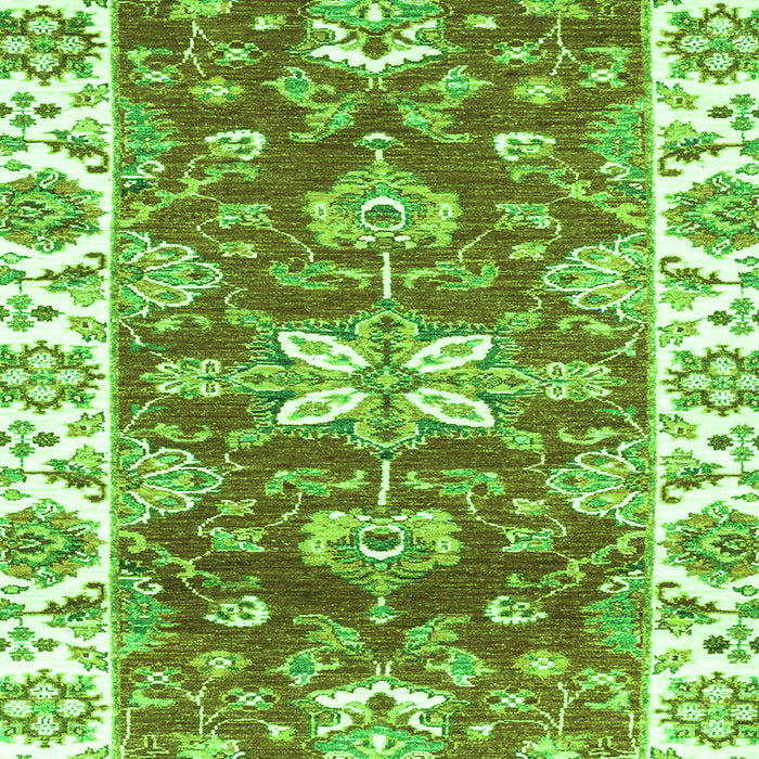 Abstract Green Modern Rug, abs2985grn