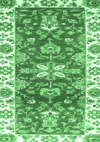 Abstract Emerald Green Modern Rug, abs2985emgrn