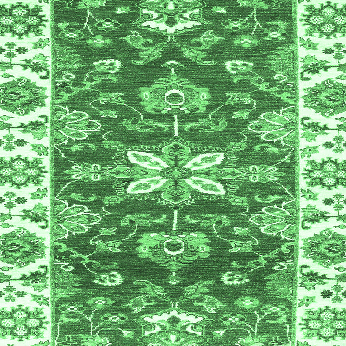Abstract Emerald Green Modern Rug, abs2985emgrn