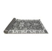 Sideview of Abstract Gray Modern Rug, abs2985gry