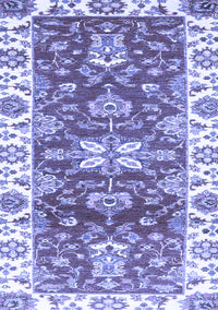 Abstract Blue Modern Rug, abs2985blu