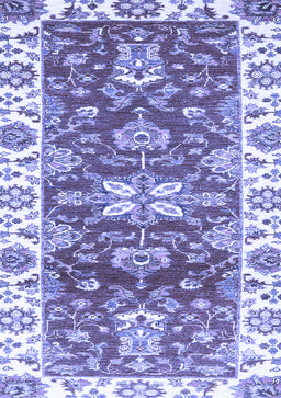 Abstract Blue Modern Rug, abs2985blu