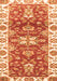 Abstract Orange Modern Rug, abs2985org