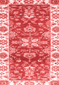 Abstract Red Modern Rug, abs2985red