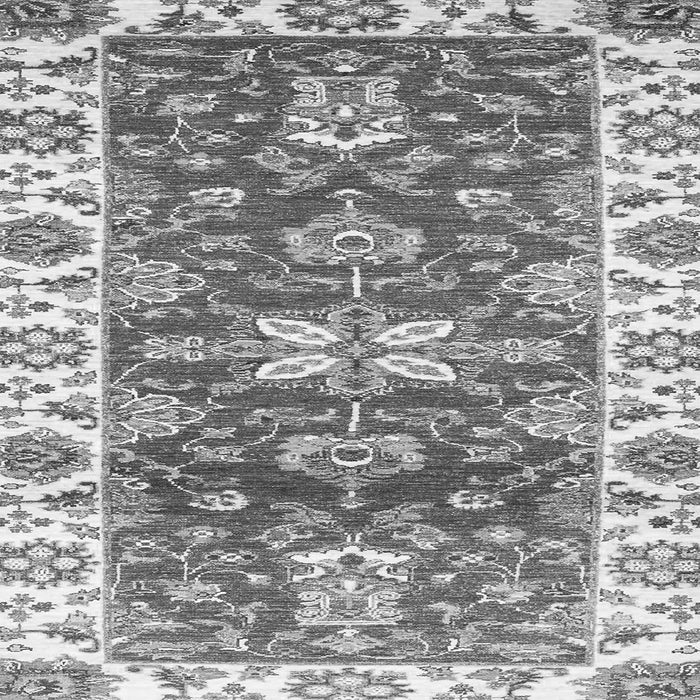 Square Machine Washable Abstract Gray Modern Rug, wshabs2985gry