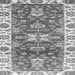 Square Machine Washable Abstract Gray Modern Rug, wshabs2985gry