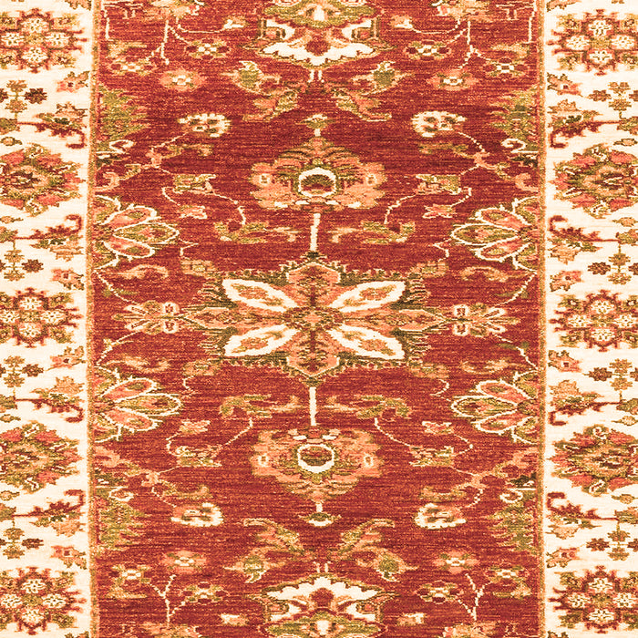 Machine Washable Abstract Orange Modern Area Rugs, wshabs2985org