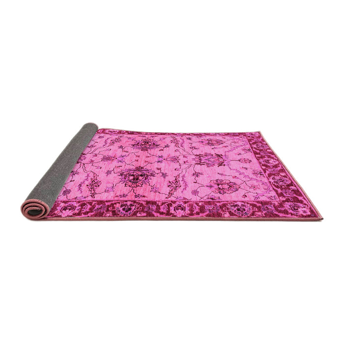 Sideview of Oriental Pink Traditional Rug, abs2986pnk