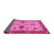 Sideview of Oriental Pink Traditional Rug, abs2986pnk