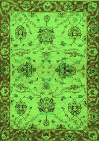 Oriental Green Traditional Rug, abs2986grn