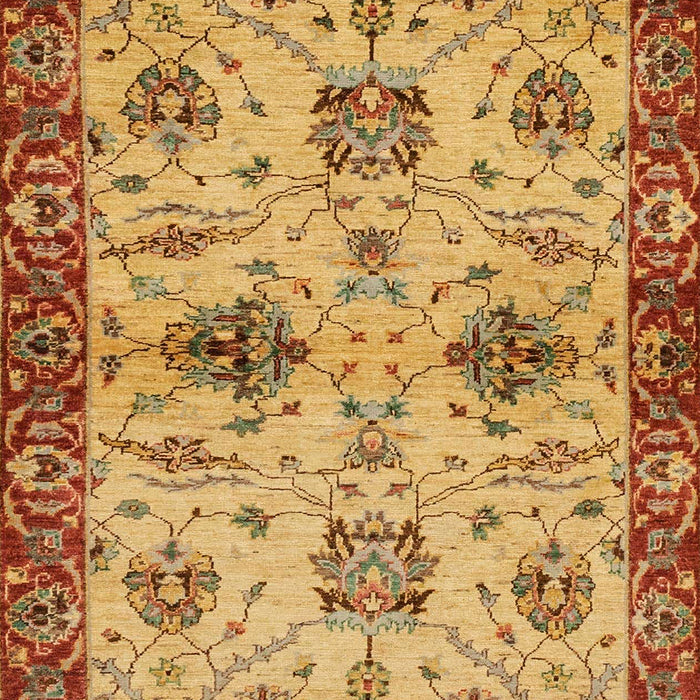 Machine Washable Abstract Orange Rug, wshabs2986