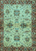 Oriental Light Blue Traditional Rug, abs2986lblu