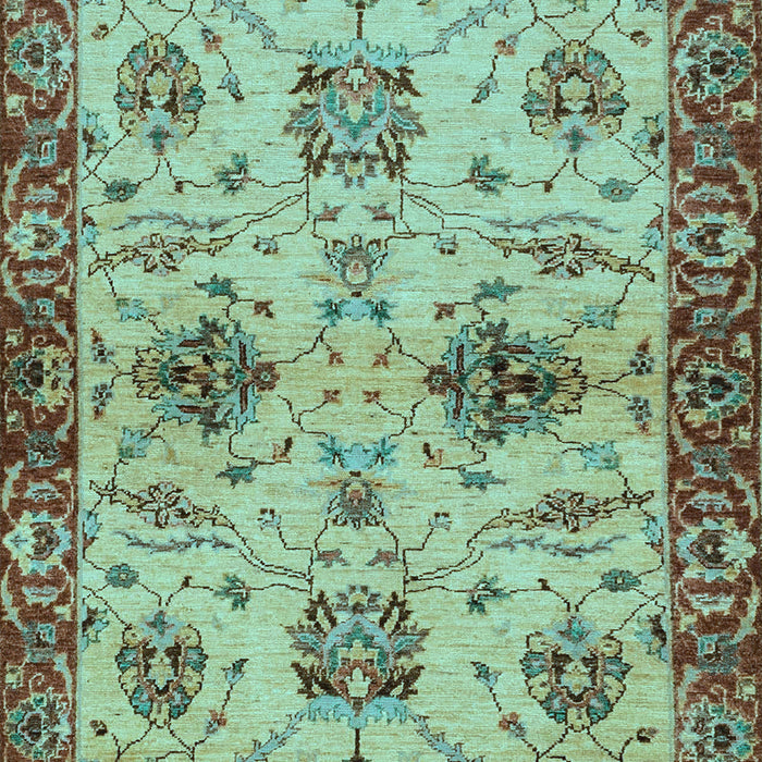 Oriental Light Blue Traditional Rug, abs2986lblu