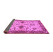 Sideview of Oriental Purple Traditional Rug, abs2986pur