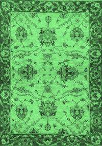 Oriental Emerald Green Traditional Rug, abs2986emgrn