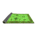 Sideview of Oriental Green Traditional Rug, abs2986grn