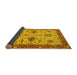 Sideview of Oriental Yellow Traditional Rug, abs2986yw