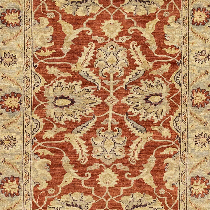 Machine Washable Abstract Red Rug, wshabs2987