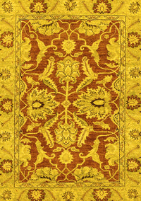 Oriental Yellow Traditional Rug, abs2987yw