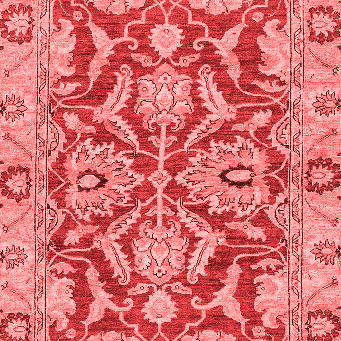 Machine Washable Oriental Red Traditional Rug, wshabs2987red