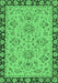 Oriental Emerald Green Traditional Rug, abs2988emgrn