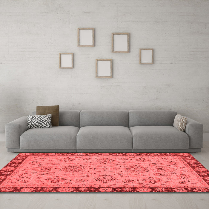 Traditional Red Washable Rugs