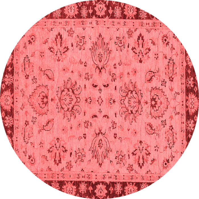 Machine Washable Oriental Red Traditional Rug, wshabs2988red