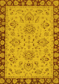 Oriental Yellow Traditional Rug, abs2988yw