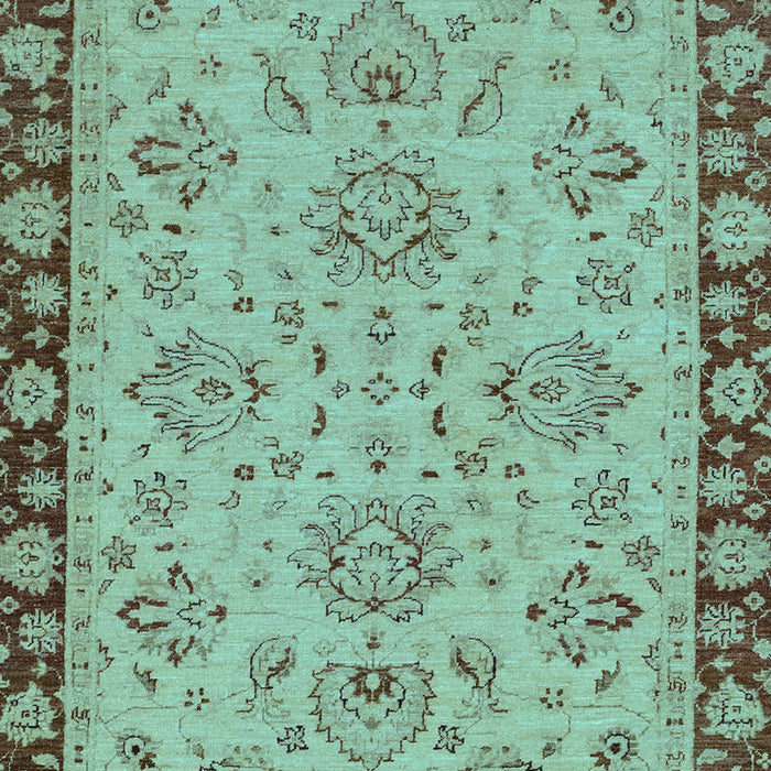 Oriental Light Blue Traditional Rug, abs2988lblu