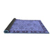 Sideview of Oriental Blue Traditional Rug, abs2988blu