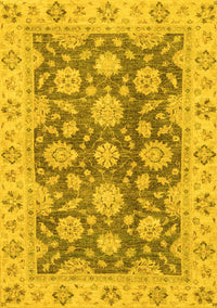 Oriental Yellow Traditional Rug, abs2989yw