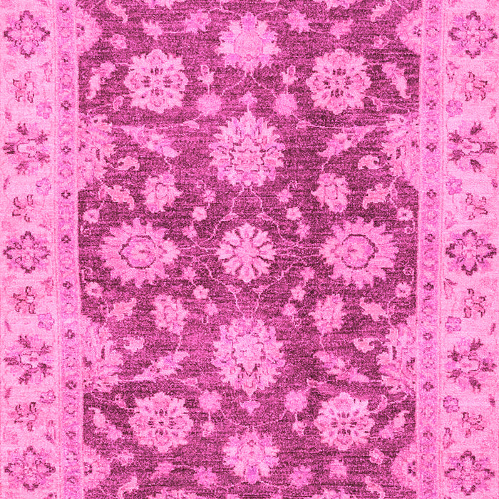 Machine Washable Oriental Pink Traditional Rug, wshabs2989pnk