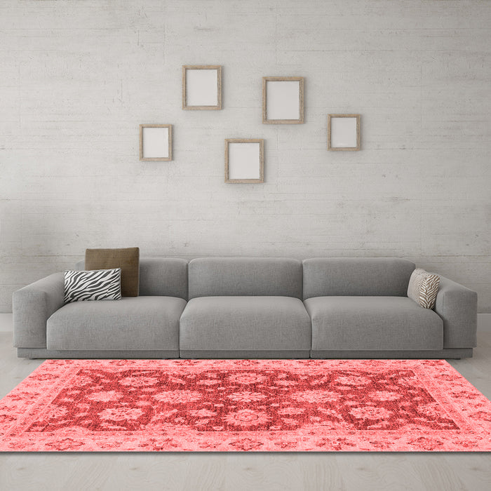 Traditional Red Washable Rugs