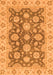 Oriental Orange Traditional Rug, abs2989org