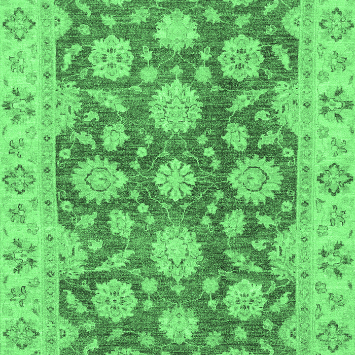 Oriental Emerald Green Traditional Rug, abs2989emgrn