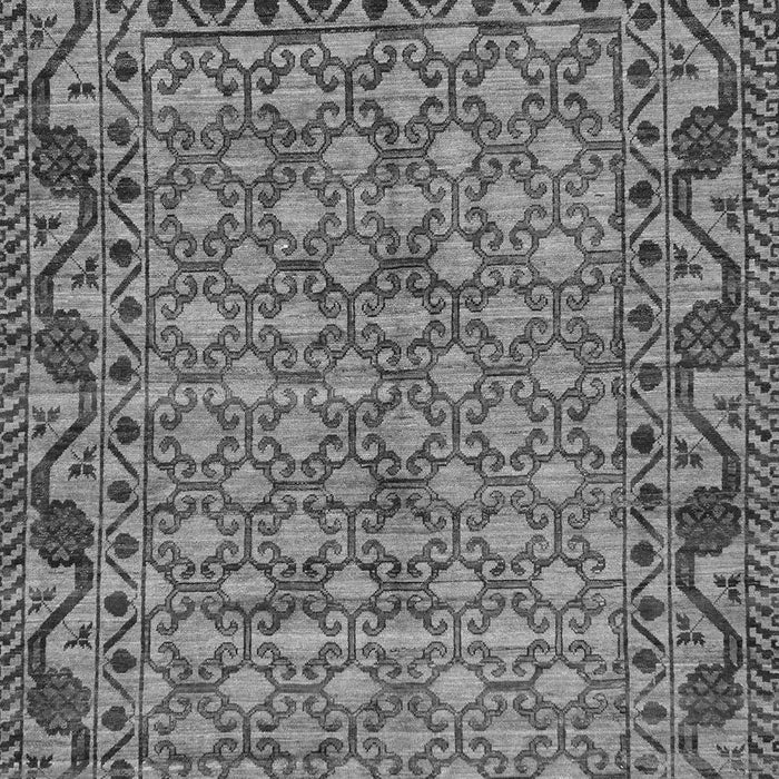 Machine Washable Southwestern Gray Country Rug, wshabs298gry