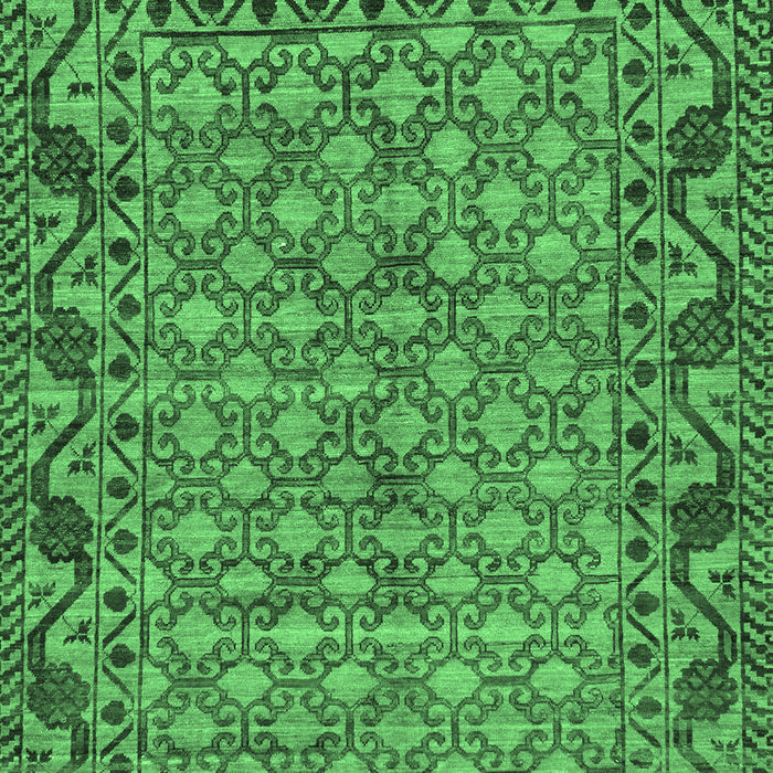 Southwestern Emerald Green Country Rug, abs298emgrn