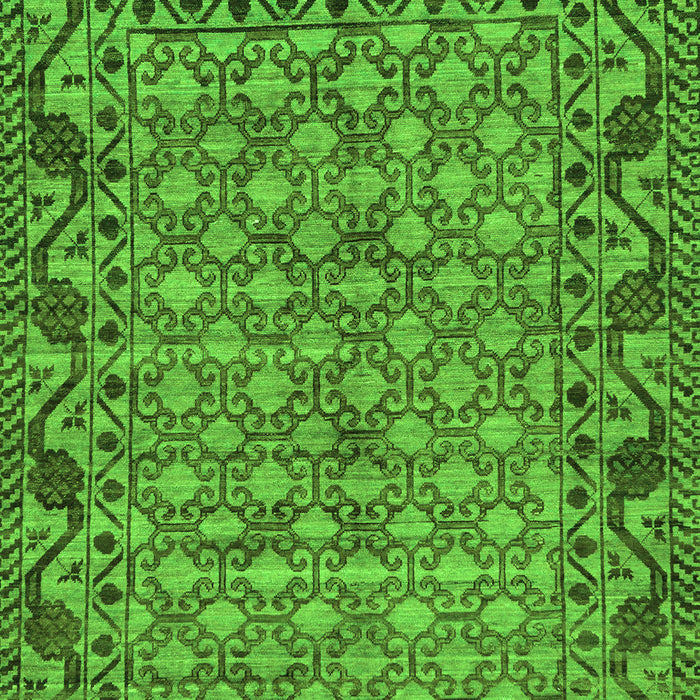 Southwestern Green Country Rug, abs298grn