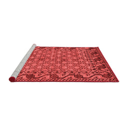 Country Red Washable Rugs