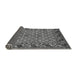 Sideview of Southwestern Gray Country Rug, abs298gry