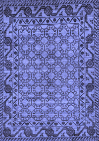 Southwestern Blue Country Rug, abs298blu