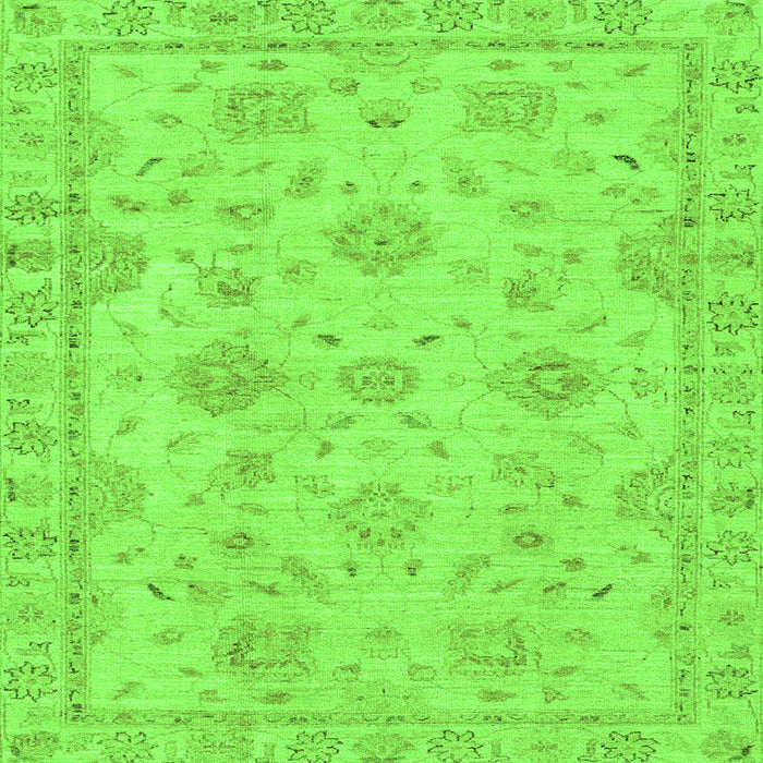 Square Machine Washable Abstract Green Modern Area Rugs, wshabs2990grn