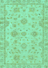 Abstract Turquoise Modern Rug, abs2990turq