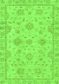 Abstract Green Modern Rug, abs2990grn