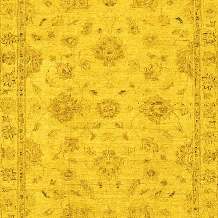 Machine Washable Abstract Yellow Modern Rug, wshabs2990yw