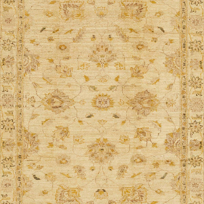 Machine Washable Abstract Yellow Rug, wshabs2990