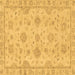 Square Abstract Brown Modern Rug, abs2990brn