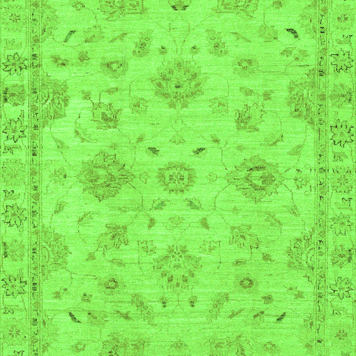 Machine Washable Abstract Green Modern Area Rugs, wshabs2990grn